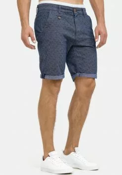 INDICODE JEANS CASUAL FIT - Short - Mottled Blue 10 INDICODE JEANS CASUAL FIT - Short - Mottled Blue -INDICODE JEANS Boutique 324c369b3698418ba70bd5f1d385fb46