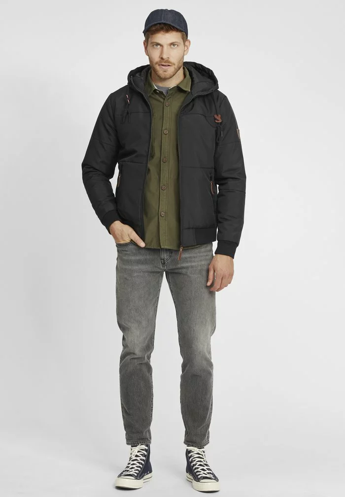 INDICODE JEANS IDHANNIBAL - Veste D'hiver - Charcoal Mix 1 INDICODE JEANS IDHANNIBAL - Veste D'hiver - Charcoal Mix