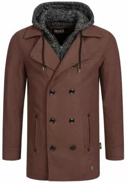 INDICODE JEANS Manteau Court - Brown -INDICODE JEANS Boutique 342d3fd9bb804c19992f0511ca33d808