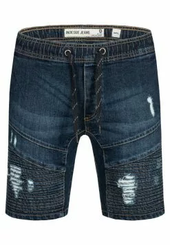 INDICODE JEANS MIT ELASTISC - Short En Jean - Dark Blue -INDICODE JEANS Boutique 35d583e4d0044e69a20f4666093d94d3