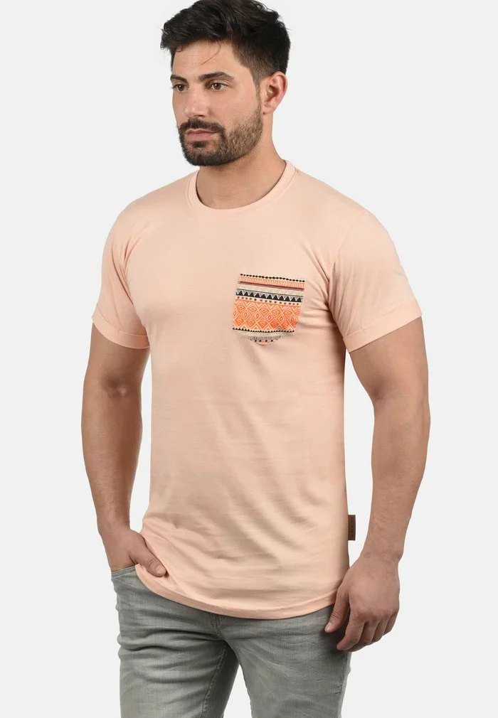 INDICODE JEANS IDPAXTON - T-shirt Imprimé - Cameo Rose 1 INDICODE JEANS IDPAXTON - T-shirt Imprimé - Cameo Rose