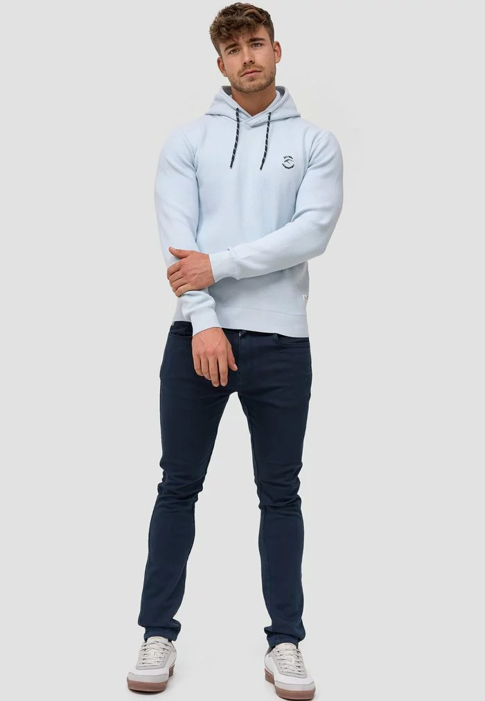 INDICODE JEANS LONGVIEW - Sweatshirt - Celestial Blue 2 INDICODE JEANS LONGVIEW - Sweatshirt - Celestial Blue – Image 2