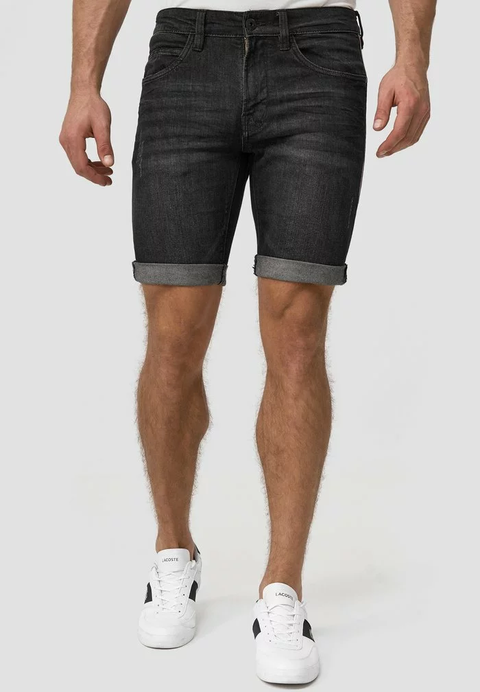 INDICODE JEANS Short En Jean - Black 1 INDICODE JEANS Short En Jean - Black