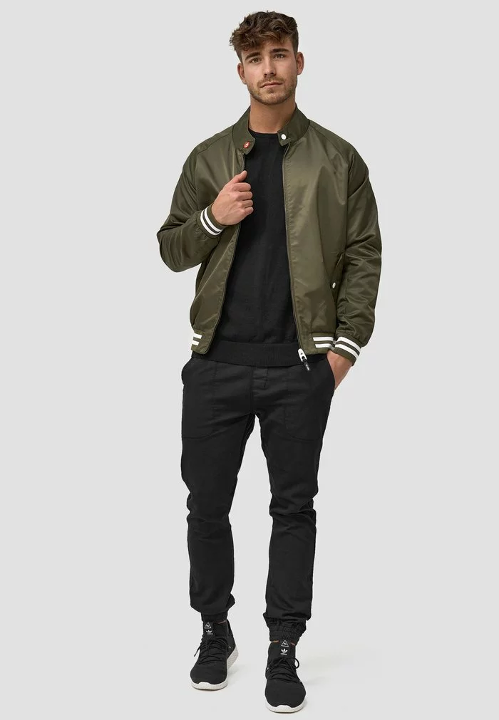 INDICODE JEANS AYSER - Blouson Bomber - Army 2 INDICODE JEANS AYSER - Blouson Bomber - Army – Image 2