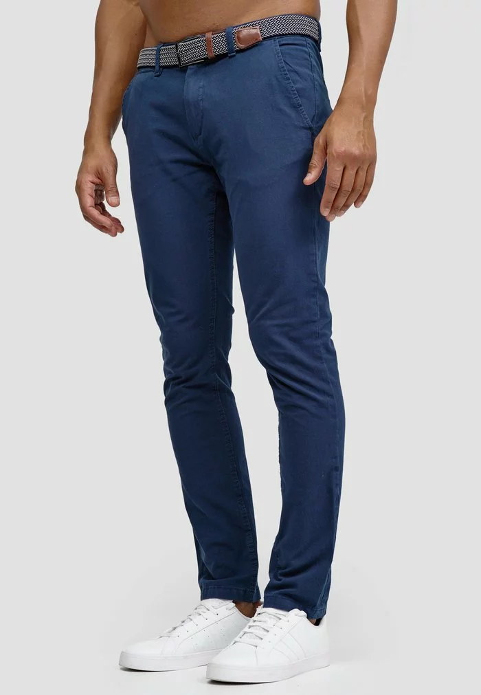INDICODE JEANS Chino - Navy 3 INDICODE JEANS Chino - Navy – Image 3