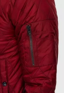 INDICODE JEANS NOVAK - Veste Mi-saison - Bordeaux -INDICODE JEANS Boutique 38505ce2e3a2401aafc3772ef6fa2882