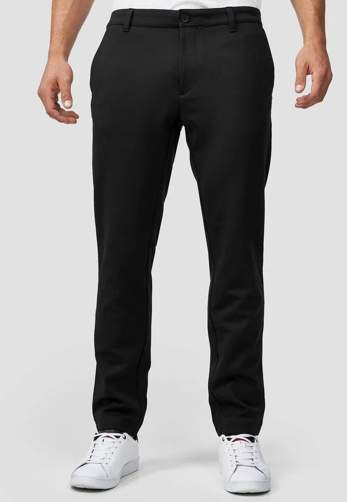 INDICODE JEANS Chino - Black 1 INDICODE JEANS Chino - Black