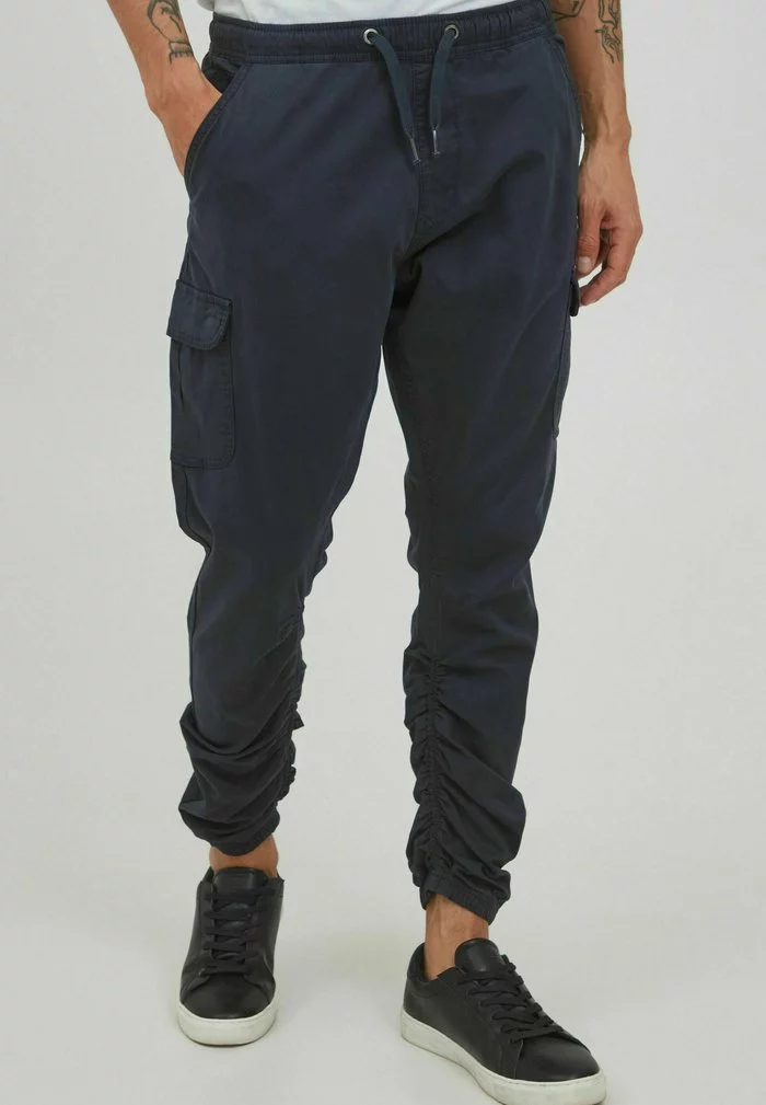 INDICODE JEANS IDGILMAT - Pantalon Cargo - Navy 1 INDICODE JEANS IDGILMAT - Pantalon Cargo - Navy