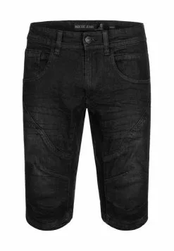 INDICODE JEANS LEON - Short En Jean - Black -INDICODE JEANS Boutique 38f44658a1e545b29bcca843d92f8e80