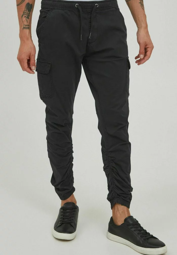 INDICODE JEANS IDGILMAT - Pantalon Cargo - Black 1 INDICODE JEANS IDGILMAT - Pantalon Cargo - Black