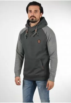 INDICODE JEANS IDTONEY - Sweat à Capuche - Grey Mix