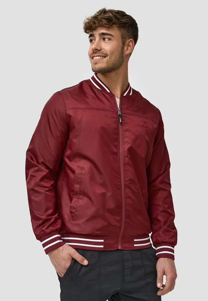 INDICODE JEANS MANOS - Blouson Bomber - Bordeaux 1 INDICODE JEANS MANOS - Blouson Bomber - Bordeaux