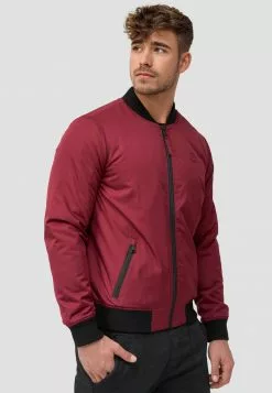 INDICODE JEANS Blouson Bomber - Bordeaux -INDICODE JEANS Boutique 3b04a1779aaf43d5978847f9395c9248