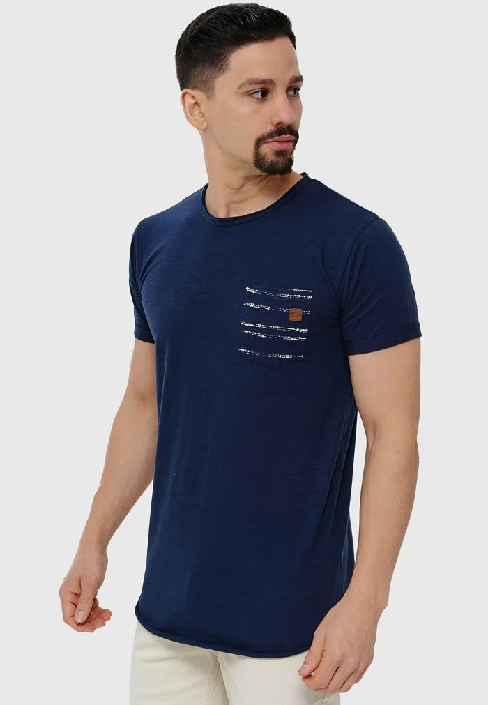 INDICODE JEANS MORAN - T-shirt Imprimé - Navy 5 INDICODE JEANS MORAN - T-shirt Imprimé - Navy – Image 5