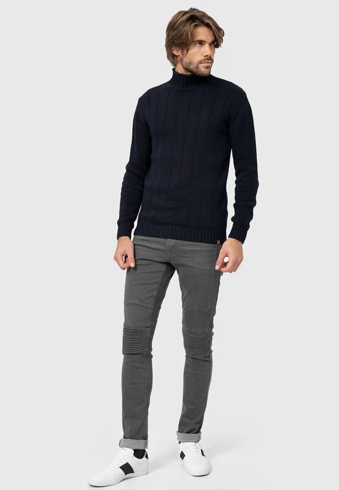 INDICODE JEANS ASPEN - Pullover - Navy 2 INDICODE JEANS ASPEN - Pullover - Navy – Image 2