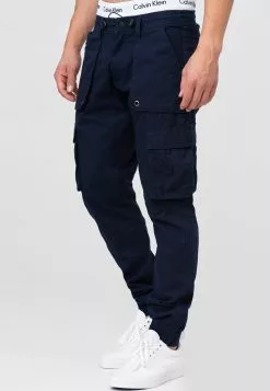 INDICODE JEANS Pantalon Cargo - Navy -INDICODE JEANS Boutique 3bdb2626c0764900a7341879ca5ea173