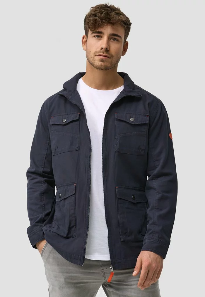 INDICODE JEANS SIMEON - Blouson - Navy 1 INDICODE JEANS SIMEON - Blouson - Navy
