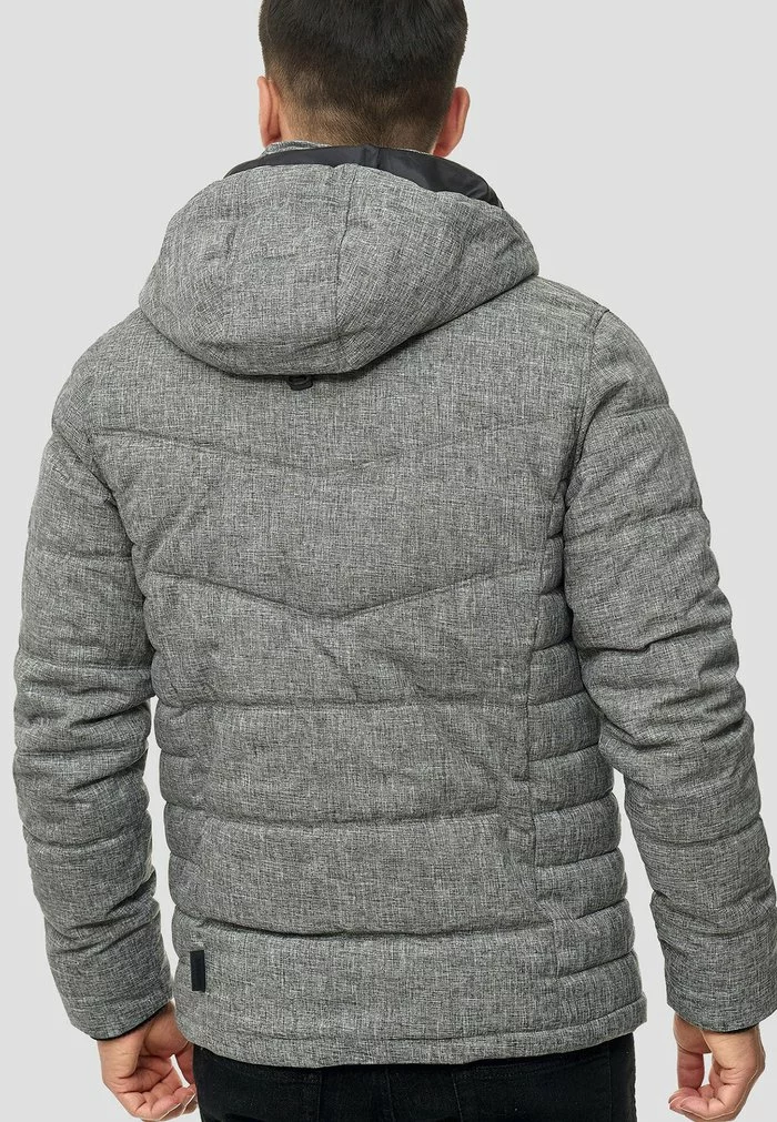 INDICODE JEANS CIRCUS - Veste D'hiver - Lt Grey Mix 3 INDICODE JEANS CIRCUS - Veste D'hiver - Lt Grey Mix – Image 3
