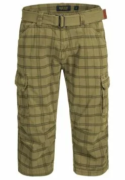 INDICODE JEANS MIT GÜRTEL NICOLAS - Short - Dired Herb -INDICODE JEANS Boutique 3d31037086dd4209bb3e55d03e6a8444