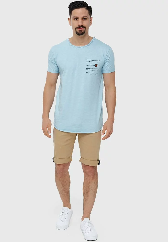 INDICODE JEANS MORAN - T-shirt Imprimé - Blue Wave 2 INDICODE JEANS MORAN - T-shirt Imprimé - Blue Wave – Image 2