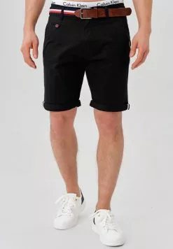 INDICODE JEANS Short - Black