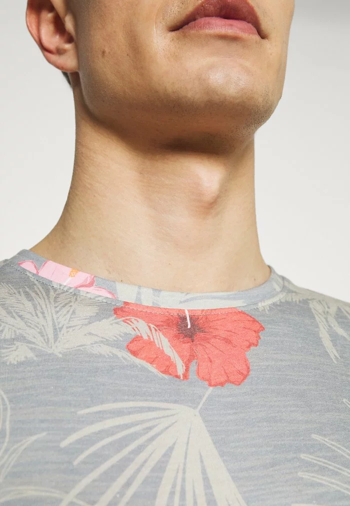 INDICODE JEANS CADIZ BRILIANT - T-shirt Imprimé - Light Grey 5 INDICODE JEANS CADIZ BRILIANT - T-shirt Imprimé - Light Grey – Image 5