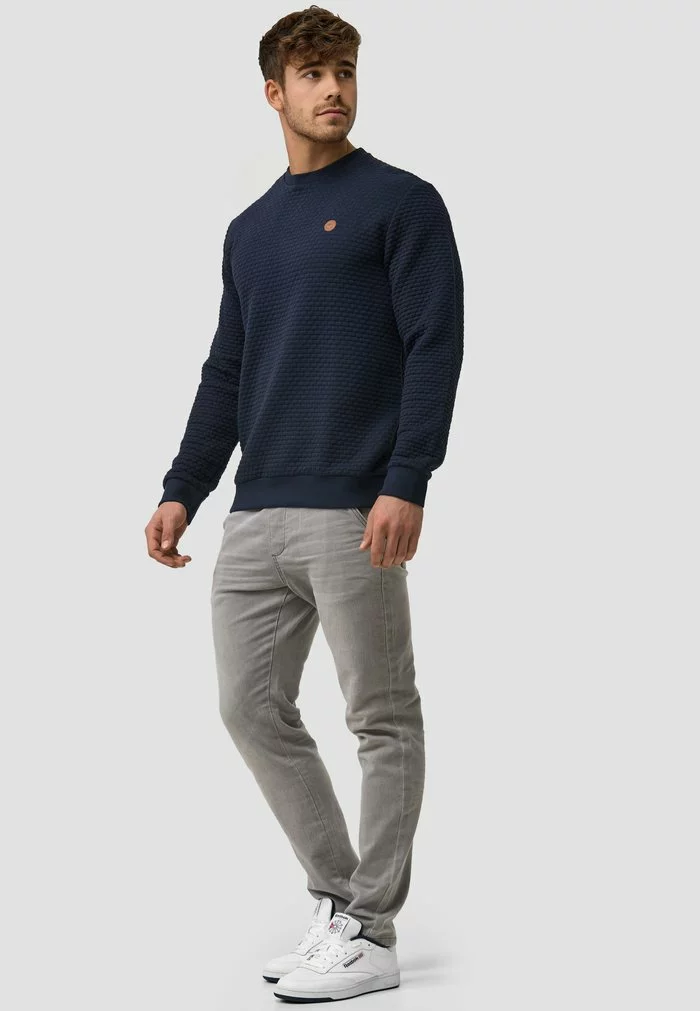 INDICODE JEANS DASH - Sweatshirt - Navy 1 INDICODE JEANS DASH - Sweatshirt - Navy