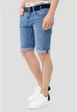 INDICODE JEANS CUBA CADEN - Short En Jean - Blue -INDICODE JEANS Boutique 3f324cb765cb42ff911d3ce938a65dbe