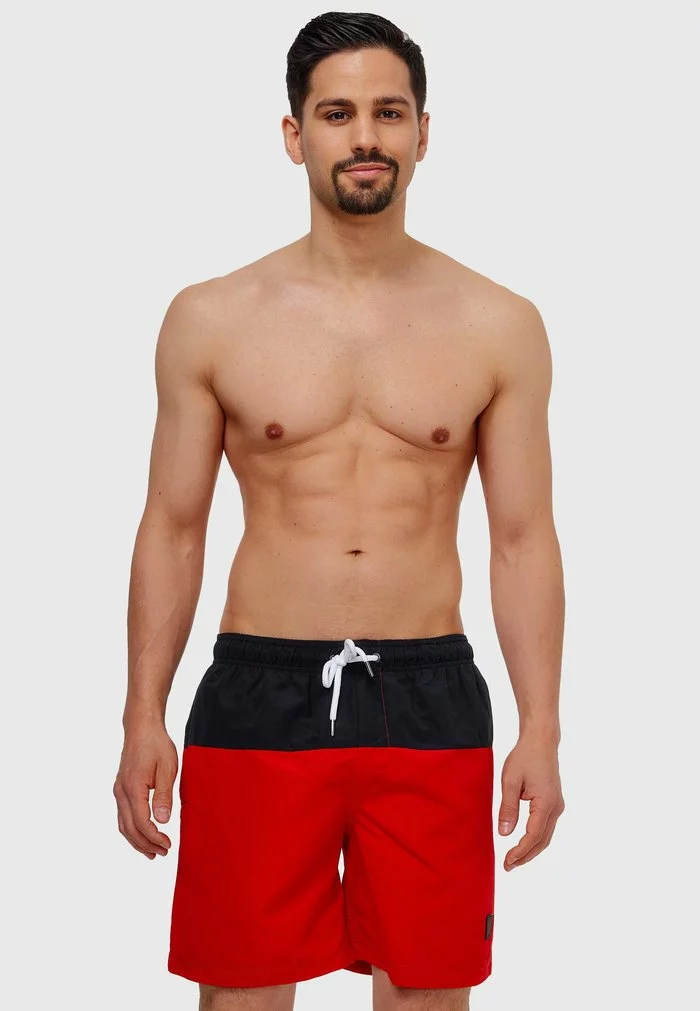 INDICODE JEANS Short De Bain - Goji Berry 1 INDICODE JEANS Short De Bain - Goji Berry