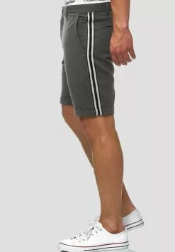 INDICODE JEANS Short - Charcoal -INDICODE JEANS Boutique 40a71c865479403f9d71b0c6a14d57a1