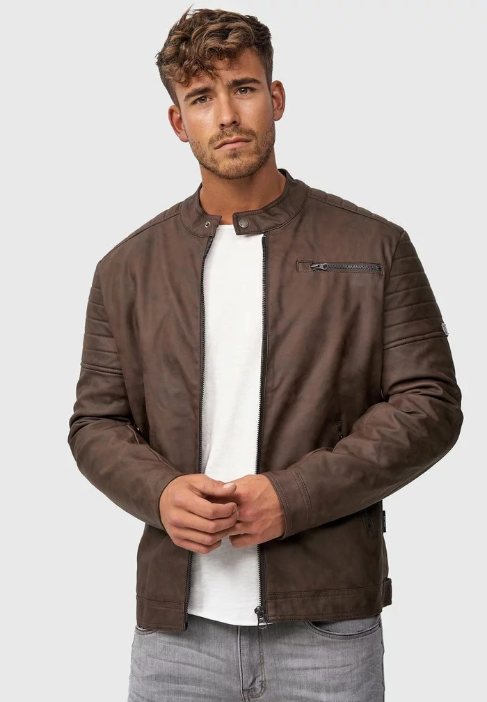 INDICODE JEANS MANUEL - Veste En Similicuir - Dark Brown 1 INDICODE JEANS MANUEL - Veste En Similicuir - Dark Brown