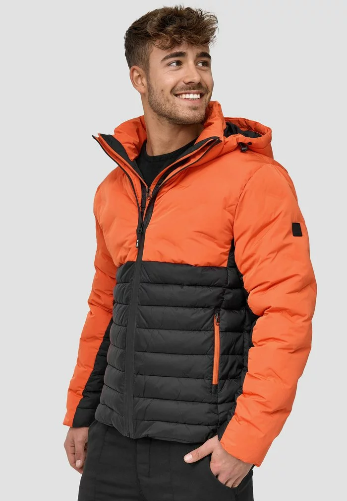 INDICODE JEANS MURILLO - Veste D'hiver - Orangeade 3 INDICODE JEANS MURILLO - Veste D'hiver - Orangeade – Image 3