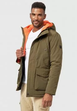 INDICODE JEANS WATERS - Parka - Army -INDICODE JEANS Boutique 41b90df259ba4ae6bda85861925b4251