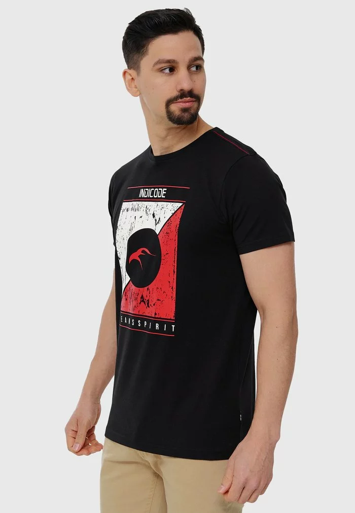 INDICODE JEANS T-shirt Imprimé - Black 5 INDICODE JEANS T-shirt Imprimé - Black – Image 5