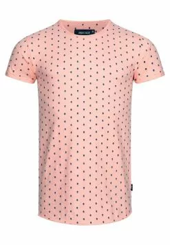 INDICODE JEANS BATCHNORD - T-shirt Imprimé - Coral Cloud