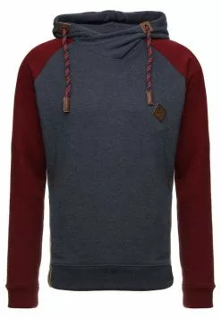 INDICODE JEANS DYOTT - Sweat à Capuche - Bordeaux Mix -INDICODE JEANS Boutique 42b56d33184f493eba373864c83fae97