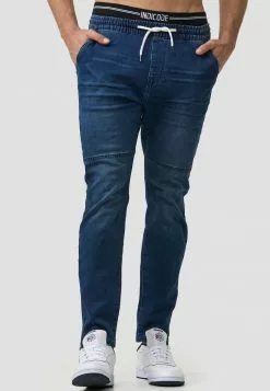 INDICODE JEANS FABRIZIO - Jean Slim - White Rinse