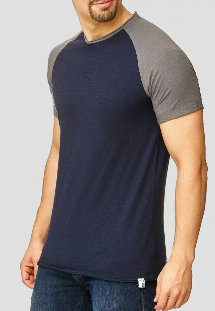 INDICODE JEANS WILBUR - T-shirt Imprimé - Dark Blue 1 INDICODE JEANS WILBUR - T-shirt Imprimé - Dark Blue