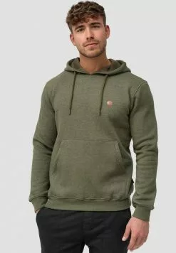 INDICODE JEANS Sweat à Capuche - Army