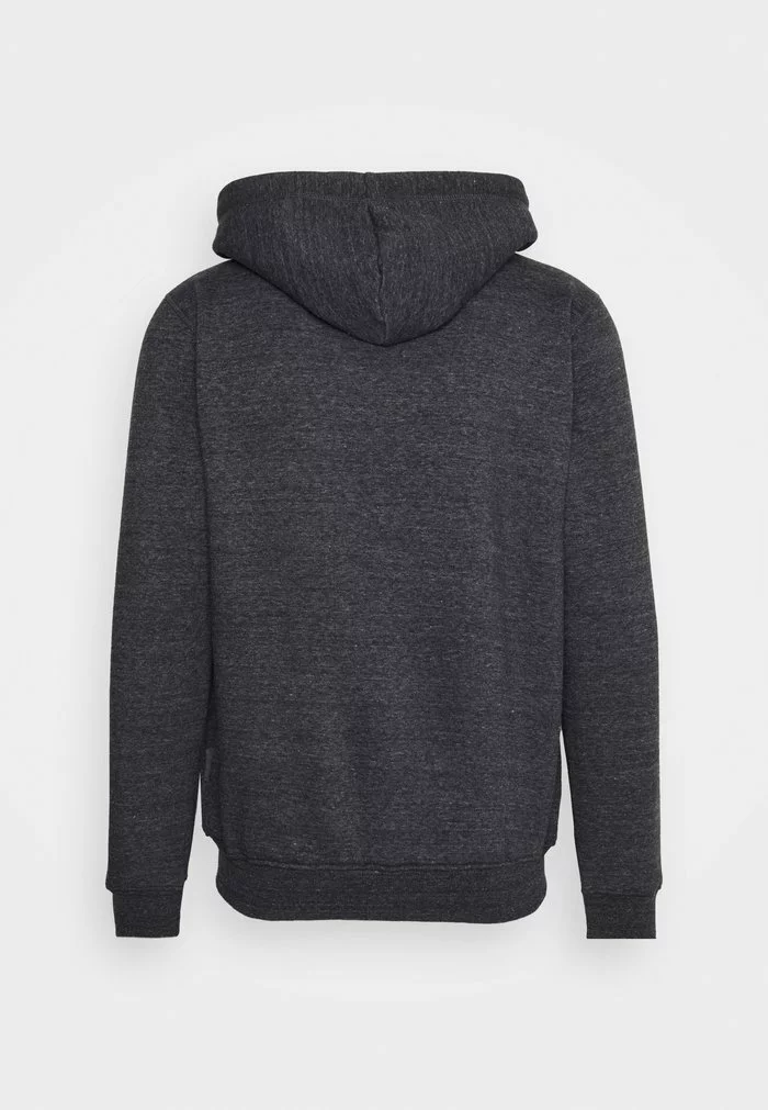 INDICODE JEANS Sweat à Capuche Zippé - Black Mix 2 INDICODE JEANS Sweat à Capuche Zippé - Black Mix – Image 2