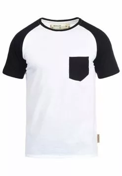 INDICODE JEANS IDGRESHAM - T-shirt Imprimé - White Black -INDICODE JEANS Boutique 43d9b847a33a44bcbf7576850eb2ce13