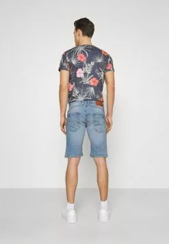 INDICODE JEANS KADEN HOLES - Short En Jean - Blue Wash -INDICODE JEANS Boutique 44434b5bc4fa42218e48043f35c0dc56