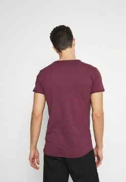 INDICODE JEANS ALAIN - T-shirt Basique - Bordeaux -INDICODE JEANS Boutique 44913039cf75460cb0c9c71486e36d79