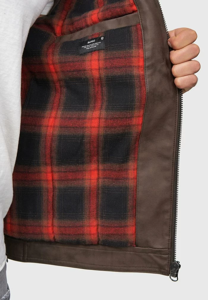 INDICODE JEANS MANUEL - Veste En Similicuir - Dark Brown 5 INDICODE JEANS MANUEL - Veste En Similicuir - Dark Brown – Image 5