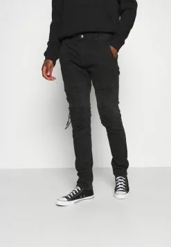 INDICODE JEANS WEAVER - Jean Slim - Black