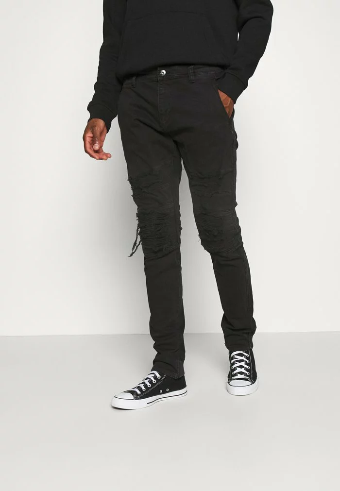 INDICODE JEANS WEAVER - Jean Slim - Black 1 INDICODE JEANS WEAVER - Jean Slim - Black