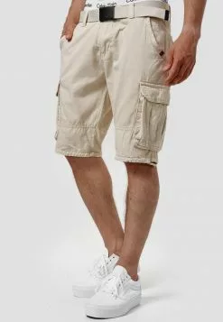 INDICODE JEANS MONROE - Short - Fog