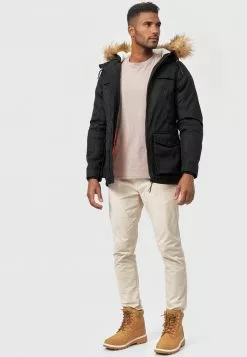 INDICODE JEANS Parka - Black -INDICODE JEANS Boutique 469f464b9b3549c19251ecab5c10b3f4