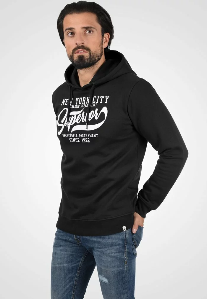 INDICODE JEANS IDGALILERI - Sweat à Capuche - Black 1 INDICODE JEANS IDGALILERI - Sweat à Capuche - Black