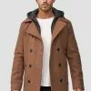 INDICODE JEANS Manteau Court - Camel